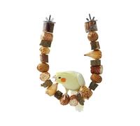 Générique Jouets pour Oiseaux - Affûteur de Bec,Jouets en Bois pour Petites et Moyennes Perruches,Accessoire de Cage pour la Santé des Gencives et Décoration