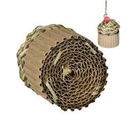 Générique Jouets pour perroquets - Balançoire Naturelle Interactive à mâcher - Jouets à Mâcher pour Oiseaux Fournitures pour Animaux - Enrichissement intérieur/extérieur pour Conures canaris