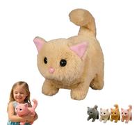 Générique Jouets RéAlistes pour Chats : Une Joie Et Une Chaleur Infinies, Nouveau Chaton Robot Intelligent, Jouet RéAliste pour Chat, Qui Se Comporte comme Un Vrai Chat, Qui Marche (Jaune)