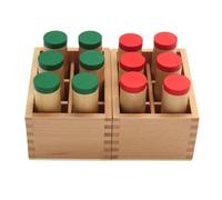 Générique Jouets Sensoriels Auditifs | Educatif en Bois Interactif - Boîte à Sons pour l'Apprentissage Auditif des | pour École Maternelle Filles Garçons Anniversaire Noël Maison