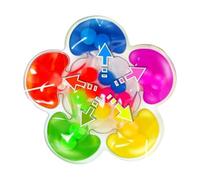 Générique Jouets Sensoriels de Tri des Couleurs,Activités d'apprentissage de Motricité Fine - Jouet Sensoriel Fidget Tri Perles Enfant | pour Garçons Filles Maison École Homeschool Voyage