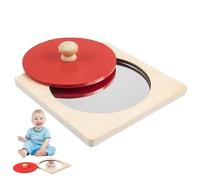 Générique Jouets Sensoriels pour,Jouets Interactifs en Bois avec Un Miroir | Articles Sensoriels - pour Les Garçons, Les Fêtes, la Salle de Classe, Les Bas de Noël, Pâques, Le Voyage et l'Avion