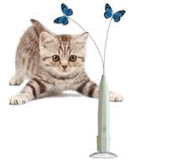 Générique Jouets Stimulants pour Chats | Ventouse Rechargeable Interactive - Canne à Plumes d'Intérieur | pour Stimulation Divertissement Enrichissement Exercice Lutte Contre l'Ennui