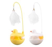 Générique jouetTeaser pour - Jeu De Bâton en Forme De Canard, jouetDe Chasse Interactif, d'exercice Engageante, Accessoire D'activité Amusant | jouetTeaser pour Chat Activé, Option De Cadeau