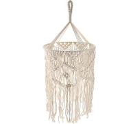 Générique -jour et Rangement Pratique Bohème en Macramé Tissé en Corde de Coton Beige, des Yeux pour Décoration Chambre Bébé ou Mariage