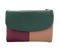 Générique Joyfullygo Wallet, Joyfullygo Unisex Pebble Leather Wallet, with Credit Card Holder, Waterproof Large and Capacity (Purple-Khaki)