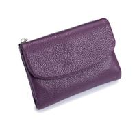Générique Joyfullygo Wallet, Joyfullygo Unisex Pebble Leather Wallets, Waterproof, with Credit Card Holder, Coin & Cash Slots (#24)