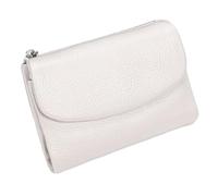 Générique Joyfullygo Wallet Unisex Pebble Leather Wallet Relevantk Womens Soft Small with RFID Anti-Theft Protection Waterproof and Large Capacity (Linen Blue) (Off-White)