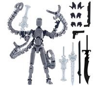 Générique JSTHHTT T13 Figurine ArticuléE Set, Action Figurine, 3D Imprimé Figurines d'action, Figurine d'action de Robot Multi-Articulations, DéCorants de Bureau pour Les Amateurs de Jeu Toys
