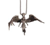 Générique Judaïsme rétro Archange Michel Saint patron Pendentif Fils de Dieu Gabriel Collier Hommes et femmes Tendance Amulette Bijoux Cadeaux