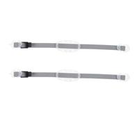 Générique Jugulaires de Casque Professionnelles Faciles à Installer et Flexibles 2pcs en Plastique et Polyester pour Chantier de Sécurité