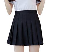 Générique Jupe Courte Femme Chic Et Elegant Mini Jupe Moulante Taille Basse Jupon Taille Elastique Jupes Plissée Dress Taille Haute Cintrée Jupon Couleur Unie Classiques Jupes Printemps Été Dress