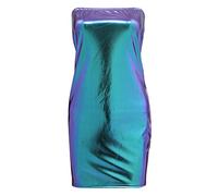 Générique Jupe Crayon Taille Haute Femme Courte Hiver Cuir Jupes Simili Mini Marron Noire Noir Short en Trapeze Black skirtBlueL