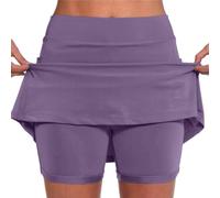 Générique Jupe Culotte Femme,amaon Mon Compte Livre Kindle,avec Poches Sport Décontracté Jupe Couleur Unie Grande Taille Short Taille Moyenne Pantalons- La Randonnée, La Course Pas Cher