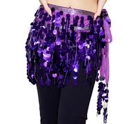 Générique Jupe Danse Orientale Jupe Sequins Franges Courte Ventre Spectacle Mode Jupes Paillettes Brillante Soirée Danse Audacieuse Jupes Hip Scarf Performance Urbaine Festif Robe Belly Dance Chic