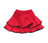 Générique Jupe de Danse Latine et Tango pour Fille avec Short Filles Jupe de Danse Latine Salle de Bal Samba Chacha Robe de Danse Culottes for Enfants Performance Spectacle Jupe vêtements de Danse