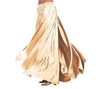 Générique Jupe de Danse Orientale Calcifer en Satin - Parfaite pour la du Ventre pour Danseuses Professionnelles