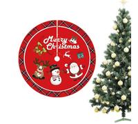 Générique Jupe De Sapin De Noël | Tapis Rouge pour Sapin De Noël 90 Cm Décoration d'hiver | Cache-Pied De SapinPour Maison, Appartement, Chambre, Salon, Résidence Étudiante Ou Fêtes du Nouvel an