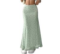 Générique Jupe Femme Chic Et Elegant Longue Élégante Style Sexy avec Design Moderne Tulle pour Différentes Occasions X2