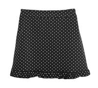 Générique Jupe Femme Élégante avec Frangé Crypto pour Danse Latine et Tenue de Plage Accessoire de Mode Bohème (Black, S)