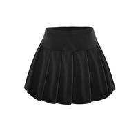 Générique Jupe Fille 2 Ans Jupe d'été plissée décontractée pour Filles de Tennis et Patineuse Confortable pour Les activités Scolaires et extérieures avec Design élégant (Black, 5-6 Years)