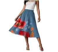 Générique Jupe Longue Femme Jupe Femme Été Jupe Bohème Confort Et Élégance pour Toutes Les Occasions D’été Et Les Fêtes Tendances Chic