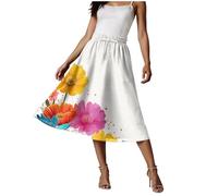 Générique Jupe Longue Femme Jupe Femme Été Jupe Bohème Confort Et Élégance pour Toutes Les Occasions D’été Et Les Fêtes Tendances Chic