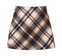 Générique Jupe midi élégante à Haute avec Fermeture éclair latérale Design Moulant Unicolore Tendance Automne-Hiver Coupe trapèze décontractée en Denim pour Femme