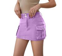 Générique Jupe Sexy Femme- Jupe Mi Longue Plissée Droite Courte Décontracté pour Idéale Au Quotidien pour L'éTé Et L'Automne À Porter avec des Hauts AjustéS Et des Baskets