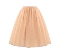 Générique Jupe Tulle Femme - Costume Carnaval ; Tutu Femme, Deguisement Carnaval Robe Princesse Adulte, Steampunk Glamour Jupes Exquisite Slim Fit - Music Festival Costume Champagne M