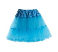 Générique Jupe Tutu Femme Douce pour Adulte, Tenue de Séjour Élégante et Confortable, Vêtement d'Intérieur en Tulle Léger pour Un Style Romantique et Décontracté(Blue, One Size)