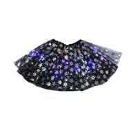 Générique Jupe Tutu LED pour Femme, Jupe en Résille à Paillettes Brillantes pour Adultes,Jupe Tulle Femme Adulte Adolescent Parti Ballet Danse Fancy Dress Halloween Costume