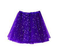 Générique Jupes Femme Jupe Short Femme Jupe Élégante Élastique Christmas Dress Fête Paillettes Jupes Volants Dress Classique pour Les Banquets De Noël Dark Purple One Size