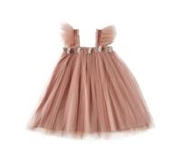 Générique Jupes Tutu Filles De 3 Couches Robe Annee 50 Pin Up Ballet Danse-Jupes pour Carnaval Costume Enfant Jupe Fille 14 Ans Deguisement Bebe Paillettes Multicolore 2-7 (Rose,4-5 Ans)