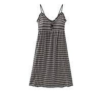 Générique Jupon sous Robe Nuisette Sexy Chemise De Nuit Femme Maternité/Grossesse Vêtement Dentelle Fond Chair Bretelles Fines Sexy, Chic, Sensuelle, Babydoll Transparente Le Noir-7 M