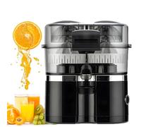 Générique Jusage électrique à Double tête, pressoir Automatique d'agrumes de 500 ML pour Citrons Oranges, Machine d'extracteur de Fruits portatif en Acier Inoxydable à Haut rendement Blanc
