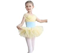 Générique Justaucorps de danse avec jupe tutu Classique Vêtements de Ballet pour Filles - Robe Ballet Justaucorps en Coton Ballets Costume Dancewear Outfit