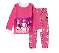 Générique K-Kpop D-Demon H-Hunters H-Huntrix Children's Pyjamas 2 Pieces Design Rumi Mira Zoey Long Sleeve Soft T-Shirt and Pants Clothing Unisex Child Christmas Carnival Party