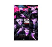 Générique K-pop 2025 Demon Hunters Movie Poster Saja Affiche Décoration Peinture Toile Mur Art Salon Affiche Chambre Peinture Anniversaire Vacances Cadeau 08x12inch(20x30cm)