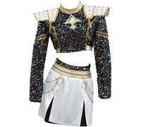Générique K-Pop Cosplay Deguisement pour Filles Costume Cosplay Hunters Tenue Mira Zoey Rumi Uniforme Ensemble Complet Déguisement Animé pour Halloween et Fête