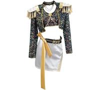 Générique K-Pop Cosplay Deguisement pour Filles Costume Cosplay Hunters Tenue Mira Zoey Rumi Uniforme Ensemble Complet Déguisement Animé pour Halloween et Fête