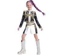 Générique K-Pop De-Mon H-Hunters Deguisement Noël Rumi/Mira/Zoey Dress Up Stage Tenue K Pop Huntrix Costume pour Filles Pop Singers