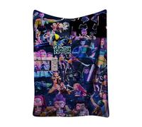 Générique K Pop De-Mon Hunters Couvertures en Molleton de Flanelle Couvertures Moelleuses Douces Huntrix Rumi/Mira/Zoey Couverture de Canapé en Canapé Lit Chaise Berceau Enfunt-Home-1737