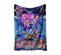 Générique K Pop De-Mon Hunters Couvertures en Molleton de Flanelle Couvertures Moelleuses Douces Huntrix Rumi/Mira/Zoey Couverture de Canapé en Canapé Lit Chaise Berceau Enfunt-Home-1814