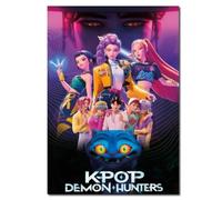 Générique K_pop Demon_Hunters_ Poster, Mira Rumi Joey Saja Boy Huntrix Demon Hunter Affiche Décoration Peinture Toile Mur Art Salon Affiche Chambre Peinture Anniversaire Vacances Cadeau