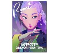 Générique K_pop Demon_Hunters_ Poster, Mira Rumi Joey Saja Boy Huntrix Demon Hunter Affiche Décoration Peinture Toile Mur Art Salon Affiche Chambre Peinture Anniversaire Vacances Cadeau