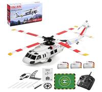 Générique K270 UH-60L Hélicoptère RC, Classe 170 2,4G 4CH Hélicoptère télécommandé de Sauvetage à 4 rotors sans Rotor stabilisateur, Modèle d'avion RC, Cadeau,3 Batteries