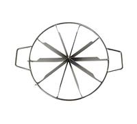 Générique Käsekuchen -Slicer -Kuchenschneider -Kuchen -Slicer Portion Marker | Outils de cuisine en acier inoxydable 6/9/10 tranches pour les biscuits à gâteau pizza home boulangerie