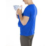 Générique Kangaroo Shirt for Dad and Baby, Mom and Dad Kangaroo Carrier Shirt, for New Pappy Back, Pockets T-Shirt (Dark Blue Man,5TG)
