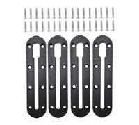 Générique Kayak Gear Track - 18.5cm Kayak Cup Holder Rail | Low Profile Universal Rail System with 32 Screws, Multifunctional Kayaĸ Accessories for Fish Finder Cup Holder & Cleats